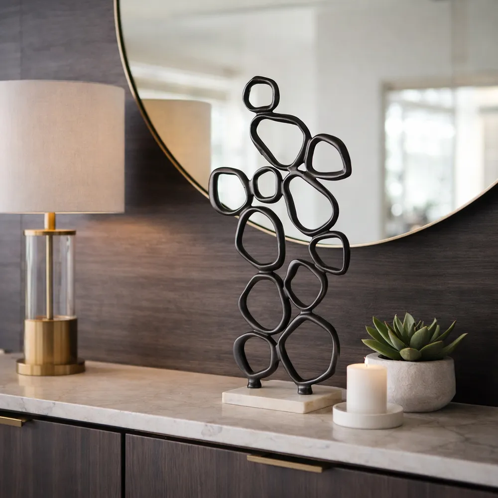 DECKERVALE BLACK DECOR 25 (IN)
