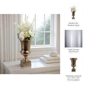 MILTON GOLD VASE 24 (IN) 10