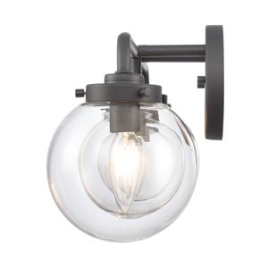 Fairbanks 22.75'' Wide 3-Light Vanity Light - Matte Black and Clear 4