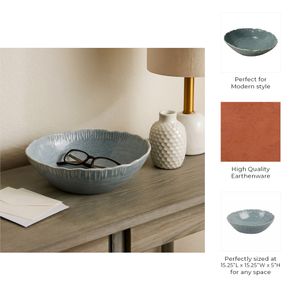 MAXHOLM TEAL BOWL 5 (IN) 9