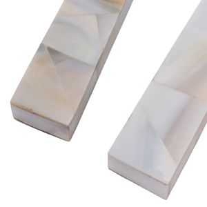CARVERMOOR SET OF 2 WHITE SERVEWARE 1 (IN) 7