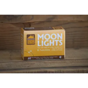 60 Bulb 11.5ft Battery Operated Moon Light Warm White with Multi Function & Timer 1