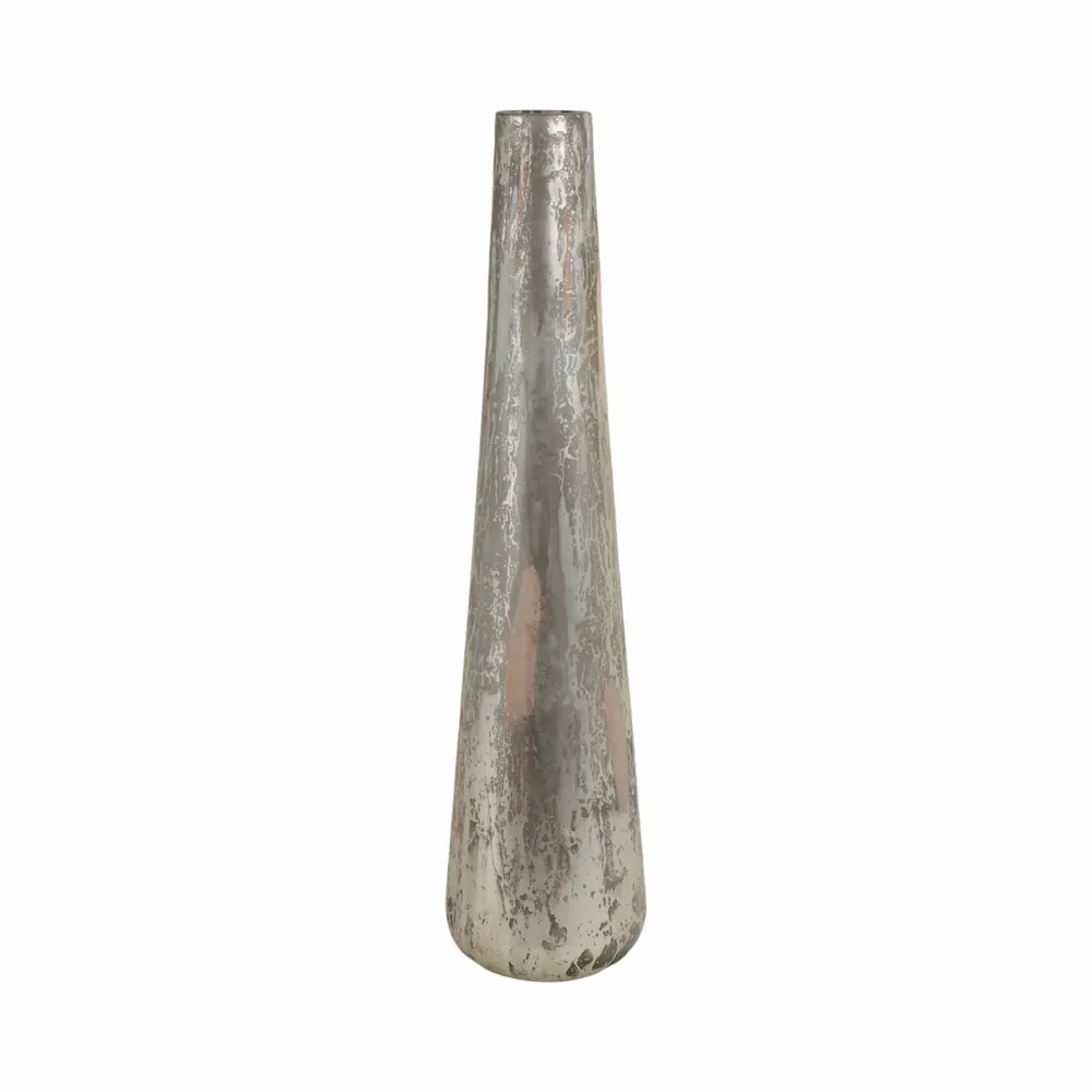 MILTONFORD TAN GLASS VASE 26 (IN)