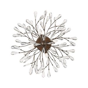Crislett 28'' Wide 4-Light Semi Flush Mount - Sunglow Bronze 2