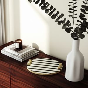 DARRENCLIFF SET OF 2 CREAM TRAY 3 (IN) 9
