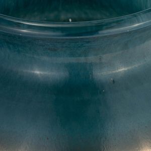 KNOXWICK BLUE GLASS VASE 16 (IN) 5