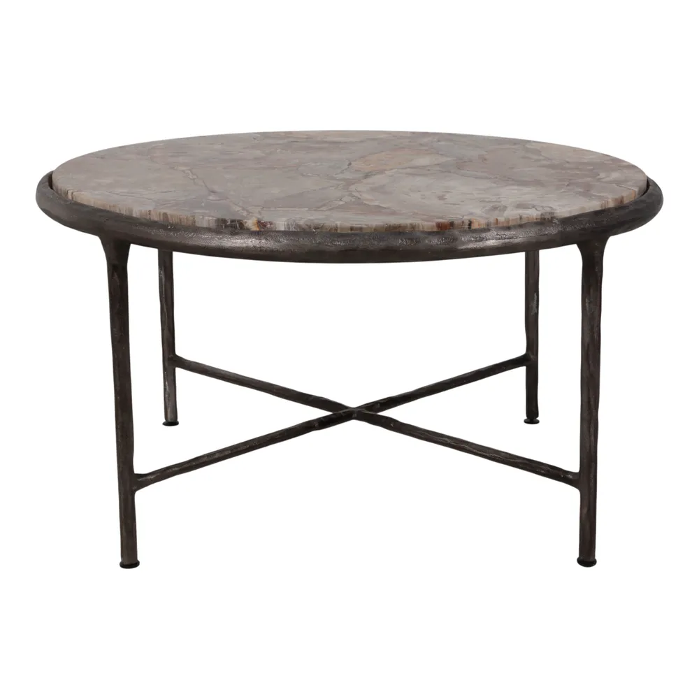 NORASTONE SILVER COFFEE TABLE 17 (IN)