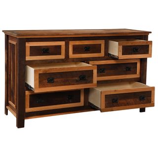 Colonial Barnwood 7 Drawer Dresser