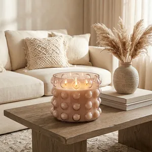 BUFORDHAM PINK CANDLE 7 (IN) 11