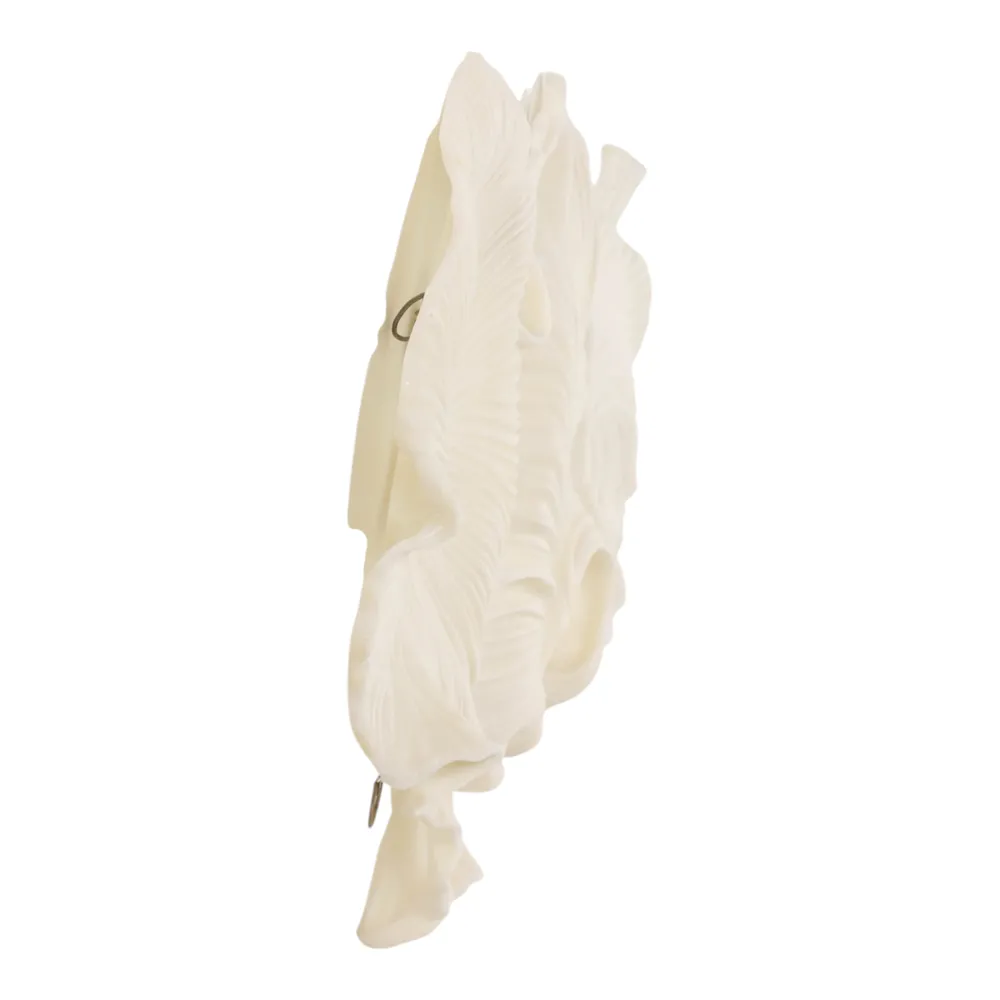 HELTONRUN SET OF 3 WHITE WALL SCULPTURES 20 (IN)