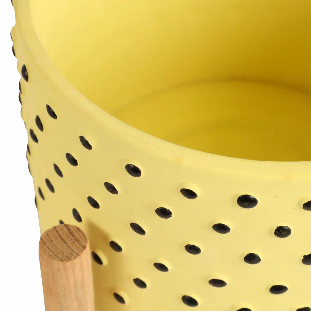COLECREST YELLOW PLANTER 9 (IN)