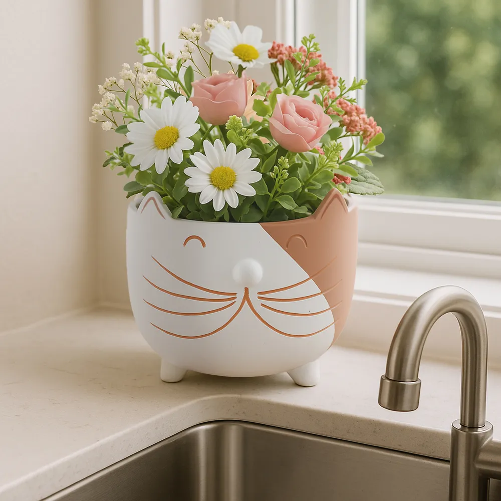 GRISHAMSIDE WHITE PLANTER 6 (IN)