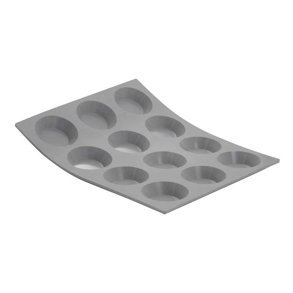 DEBUYER ELASTOMOULE Tartlets, Mini Silicone Mold 12