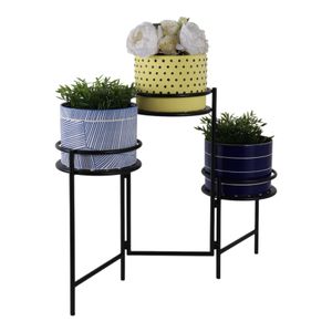 HALTONCROSS BLACK PLANT STAND 22 (IN) 3