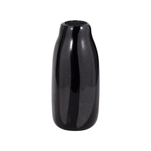TARYNSHAW BLACK GLASS VASE 10 (IN) 5