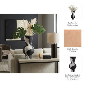 BLAIRRUN WHITE VASE 23 (IN) 11