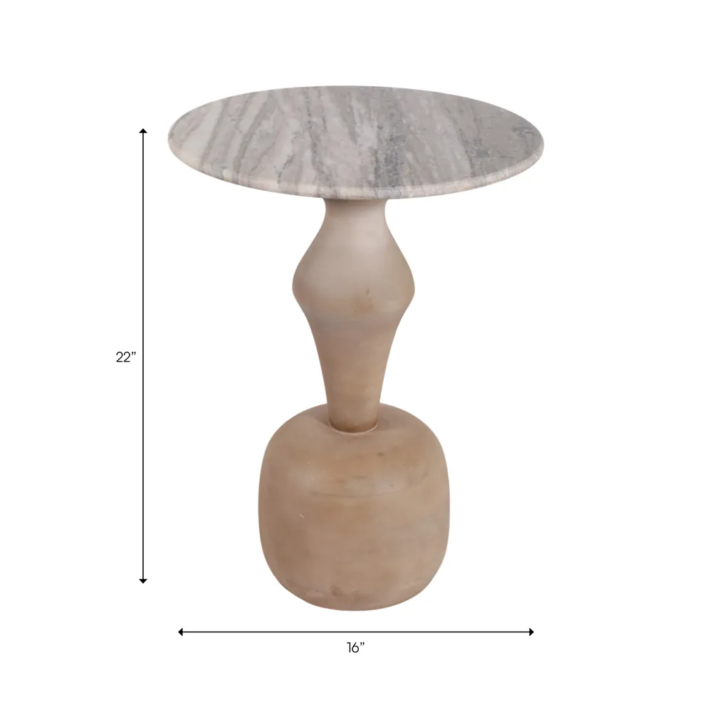 DAYTONFIELD TAN TABLE 22 (IN)