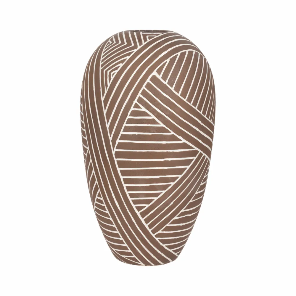 DEANVALE BROWN VASE 22 (IN)