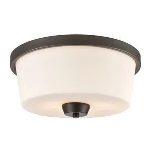 Winslow 13.5'' Wide 2-Light Flush Mount - Oil Rubbed Bronze 1