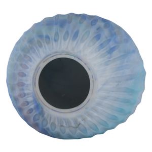 KIRBYWAY BLUE GLASS VASE 14 (IN) 8