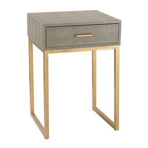 Shagreen Accent Table - Gray 7