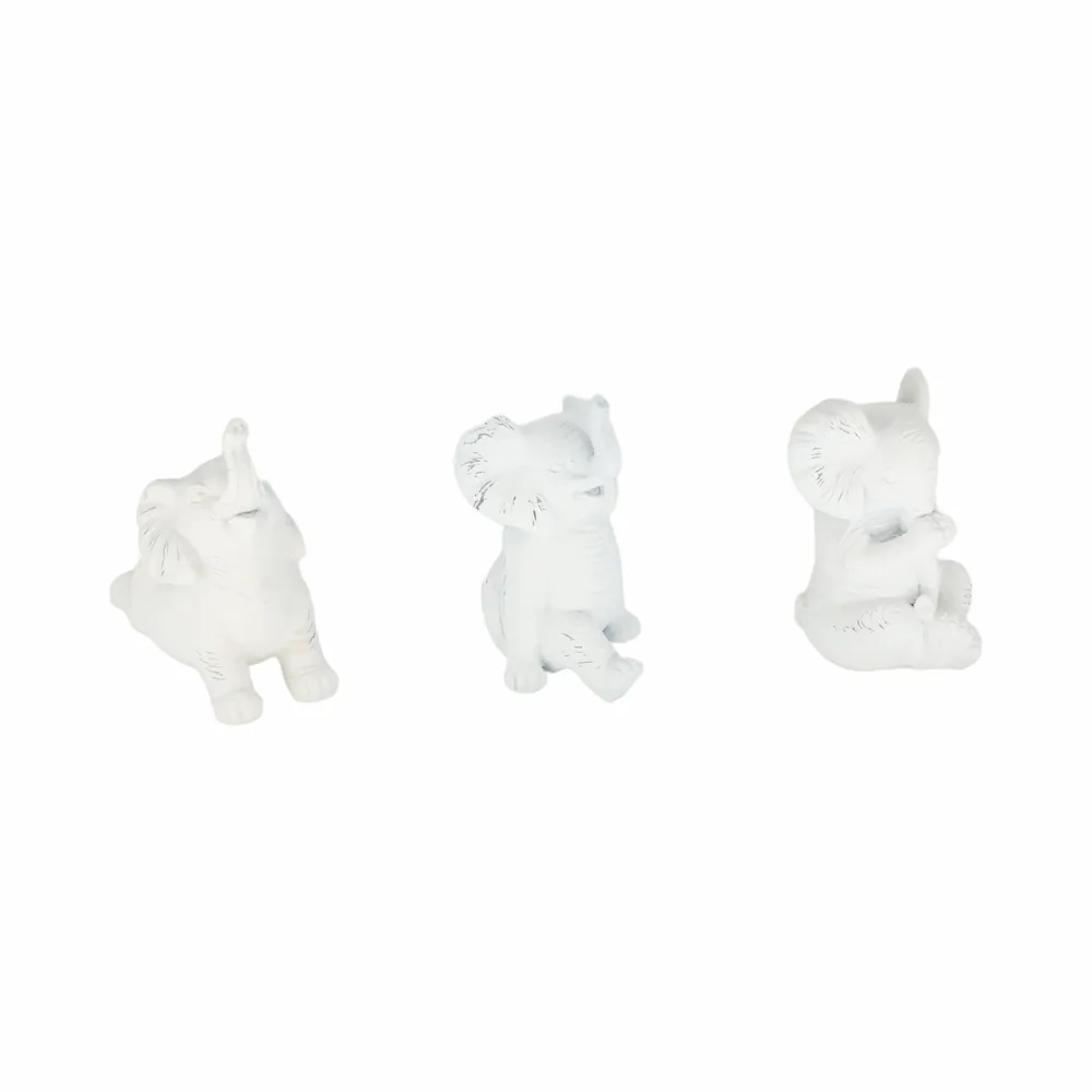 WALTONTON SET OF 3 WHITE DECOR 6 (IN)