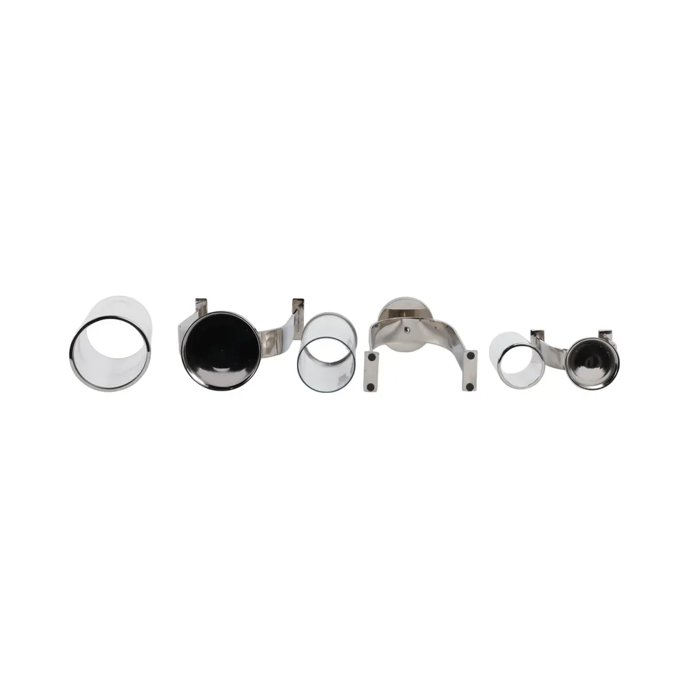 FLYNN SET OF 3 SILVER CANDLE HOLDER 22 (IN)