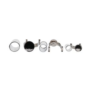 FLYNN SET OF 3 SILVER CANDLE HOLDER 22 (IN) 7