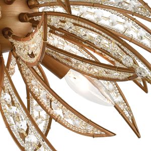 Naples 21'' Wide 5-Light Semi Flush Mount - Matte Gold 2