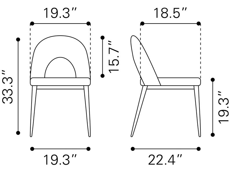 Menlo Dining Chair Green 11