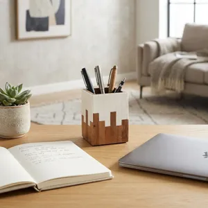 LEONA IVORY PENCIL CUP 4 (IN) 10