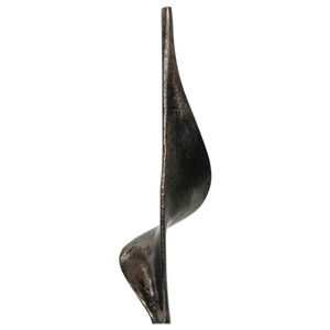 GUNNARGROVE GRAY GLASS VASE 26 (IN) 3