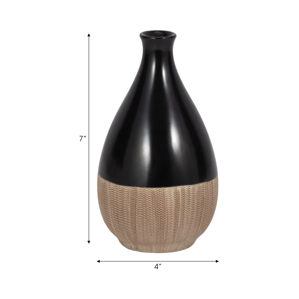 ROBINBEACH BROWN VASE 7 (IN)