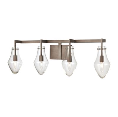 Culmination 36″ Wide 4-Light Vanity Light - Weathered Zinc