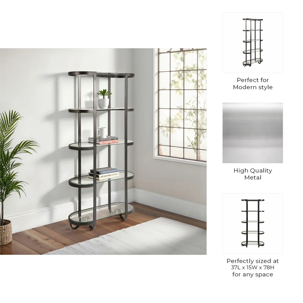 CASEYPORT BLACK SHELF 78 (IN)