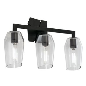 Gaia 19'' Wide 3-Light Vanity Light - Acid Dipped Black 1
