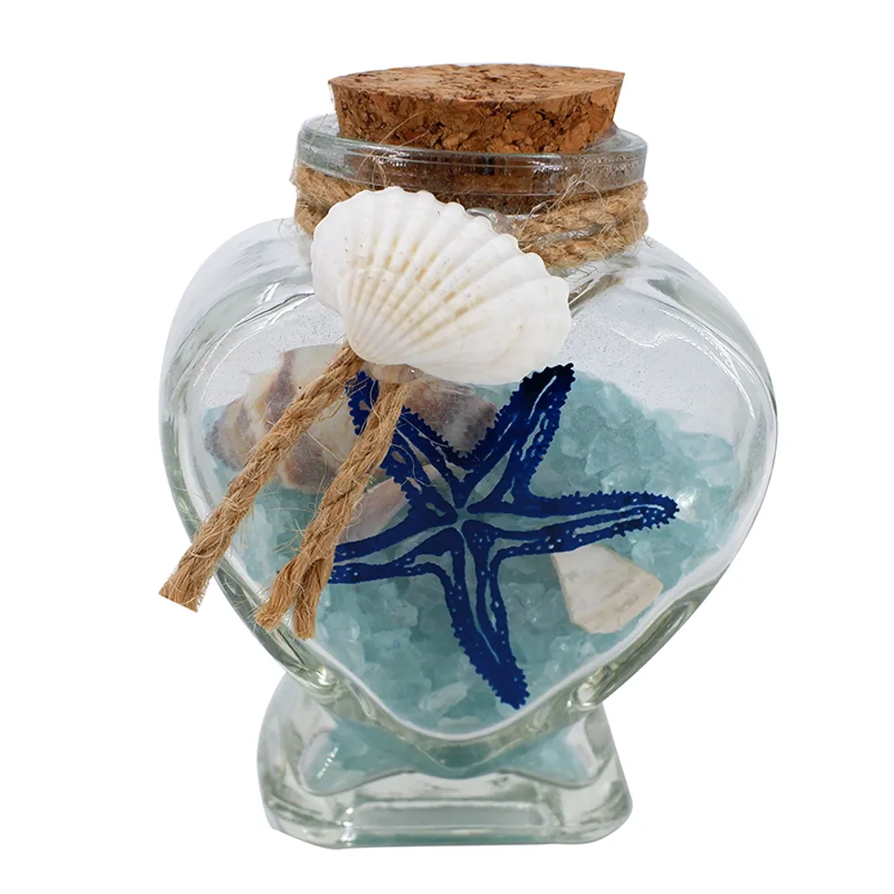 2-3/4" BOTTLE WITH STARFISH