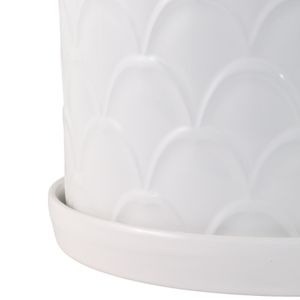CABOT SET OF 2 WHITE PLANTER 11 (IN) 6
