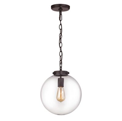 Gramercy 11″ Wide 1-Light Mini Pendant - Oil Rubbed Bronze