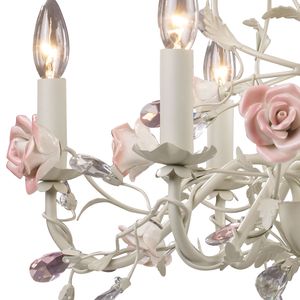 Heritage 22'' Wide 6-Light Chandelier - Cream 2