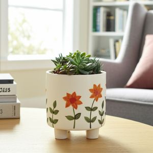 JORDANLAKE WHITE PLANTER 6 (IN) 10