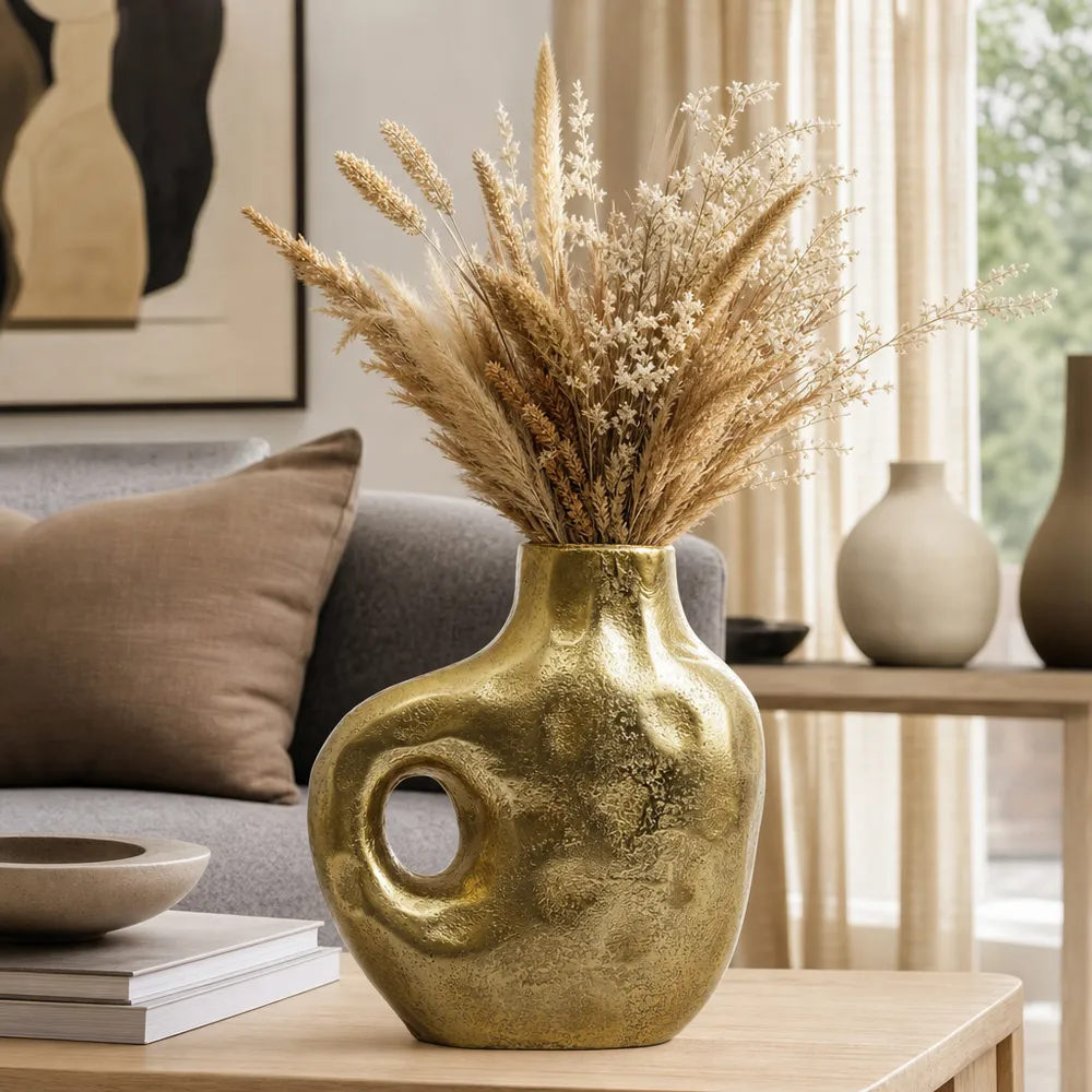 HALDENWORTH GOLD VASE 11 (IN)