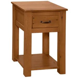 Heritage Oak One Drawer Nightstand 2