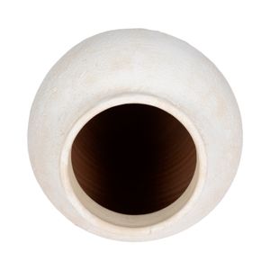 TROYSTONE IVORY VASE 12 (IN) 6