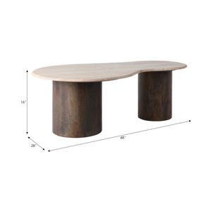 FLINTWICK BROWN COFFEE TABLE 16 (IN) 9