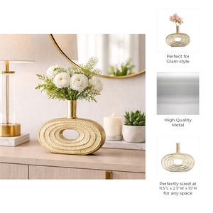 MASONWICK GOLD VASE 10 (IN) 11