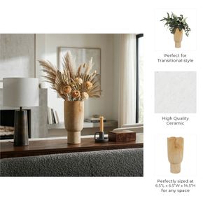 EVERTONBEACH BROWN VASE 15 (IN) 11
