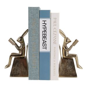 PENNWIND SET OF 2 GOLD BOOKENDS 8 (IN) 3