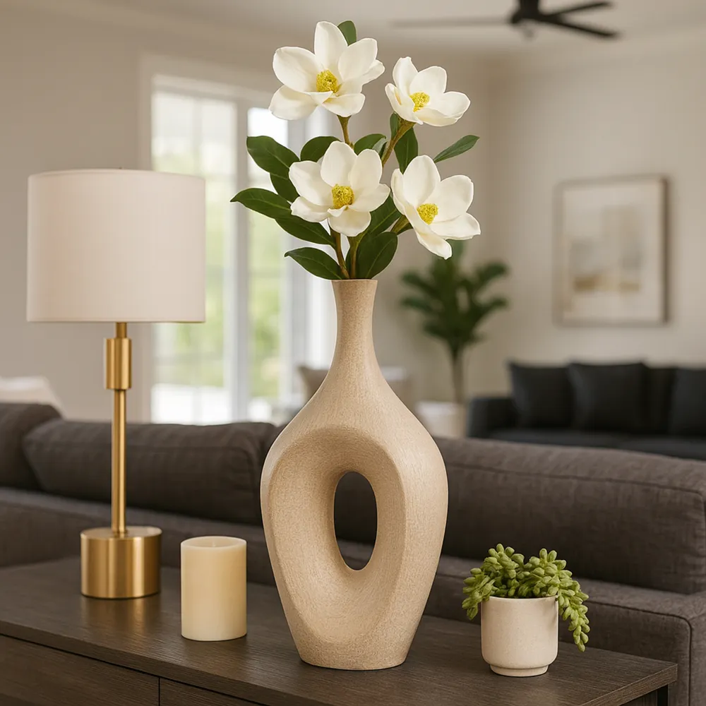 DUTTONRIDGE GOLD VASE 19 (IN)