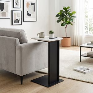 BLAIROAK WHITE TABLE 23 (IN) 2